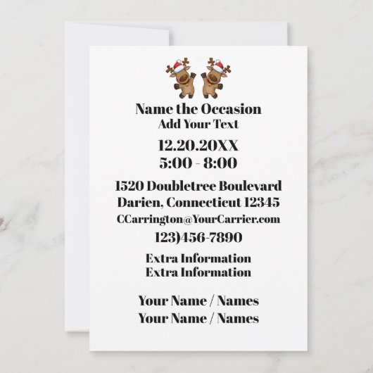 DROP IN Christmas Invitation (Dos)