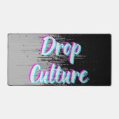 Drop Mouse Pad Hype Pixels Black Gray  (Recto)