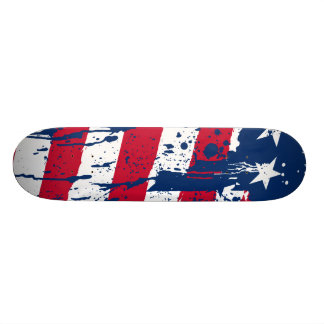 Drop Splash Kleuren Amerika Vlag Skateboard
