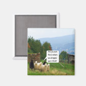 Drop Stitch Sheep Magnet Magneet (Voorkant / Achterkant)