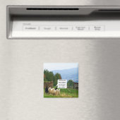 Drop Stitch Sheep Magnet Magneet (Insitu (Vaatwasser))