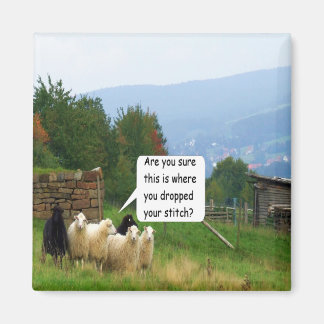 Drop Stitch Sheep Magnet Magneet