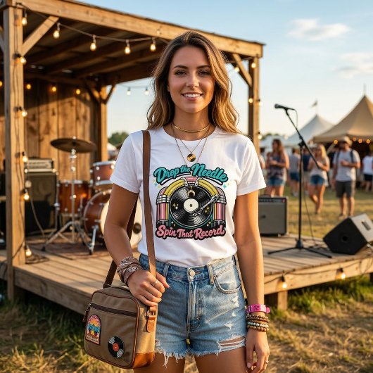 Drop the Needle Tri-Blend Shirt