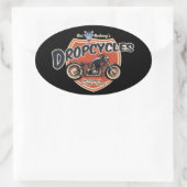 Dropcycli Ovale Sticker (Tas)