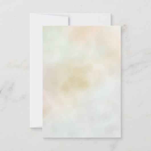 droplets de fées blanches 1 carte d'anniversaire (Dos)