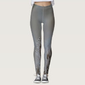 Droplets de laine d'herbe Leggings (Devant)