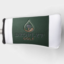 Droplyt Golf Rustic Green Putterhoes