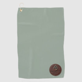 Droplyt Golf Rustic Logo Golf Handdoek