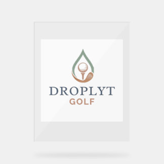 Droplyt Golf Signature Acrylic Sign Acryl Bord