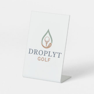 Droplyt Golf Signature Pedestal Sign Reclamebord Met Voetstuk