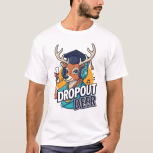 Dropout Deer – Kanye West geïnspireerde hiphop Car T-shirt