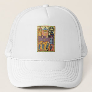 Dropping Rocks, 14e-eeuwse Codex Manesse Trucker Pet