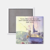 'Dropping the Hook (Christelijk)' Magnet Magneet (Voorkant / Achterkant)