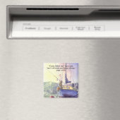 'Dropping the Hook (Christelijk)' Magnet Magneet (Insitu (Vaatwasser))