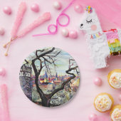 Droscape Luxembourg bohemiaanse stad Papieren Bordje (Feest)