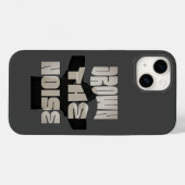 Drown The Noise - Grijze iPhone hoesje (Achterkant (horizontaal))