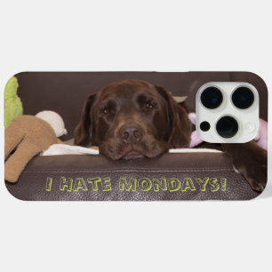 Drowsy Chocolade Lab met speelgoed iPhone 15 Pro Max Hoesje