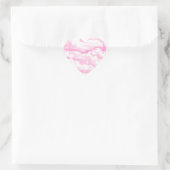 droy Happy Pink Clouds Hart Sticker (Tas)