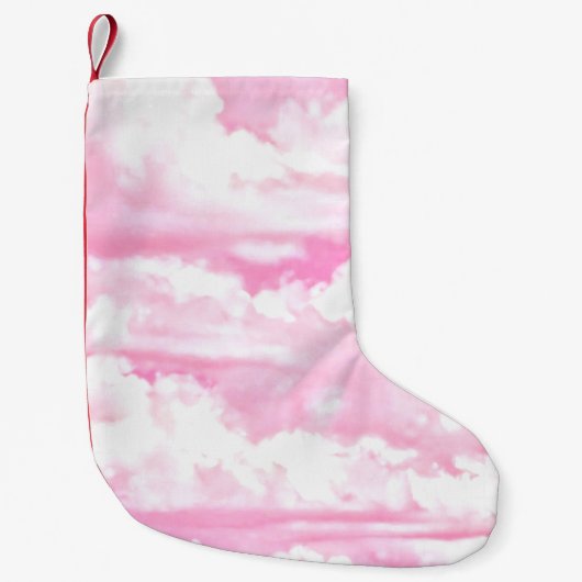 droy Happy Pink Clouds Kleine Kerstsok (Voorkant)