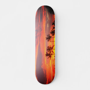 Droy Tropical Sunset Skateboard