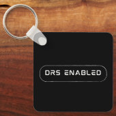 DRS ingeschakeld, Formule 1-fans, f1-racesport Sleutelhanger (Voorkant)