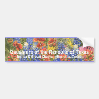 DRT TexasWildflower Bumpersticker