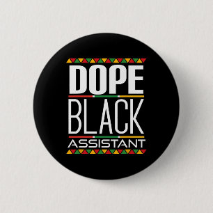 Drug Black Instant Black Geschiedenis Maand Ronde Button 5,7 Cm