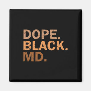 Drug Black Md Melanine Zwart Maand Afrikaans Medis Magneet