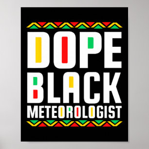Drug Black Meteorologist Afro-Amerikaanse geschied Poster