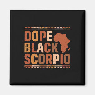 Drug Black Scorpio Melanine Afrikaanse Geschiedeni Magneet