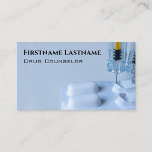 Drug Counselor Alcohol Counselor Psychotherapeut Visitekaartje