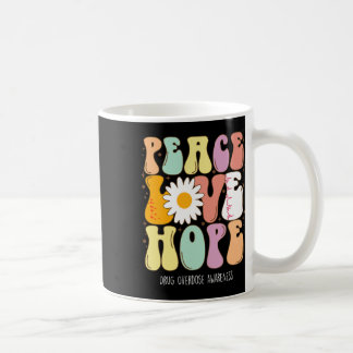 Drug Overdose Awareness Peace Love Hope Drug Overd Koffiemok