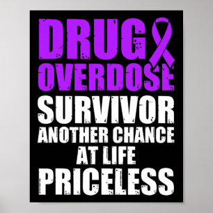Drug Overdosis Bewustzijn Krijger Overlevende 16 Poster
