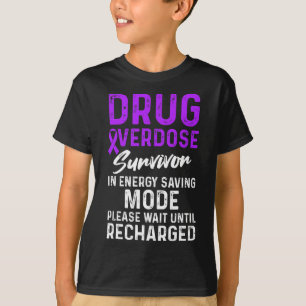 Drug Overdosis Bewustzijn Warrior Overlevende 29 T-shirt