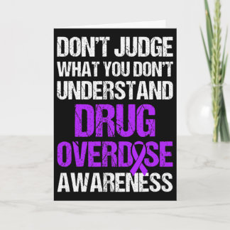 Drug Overdosis Bewustzijn Warrior Overlevende 4 Kaart