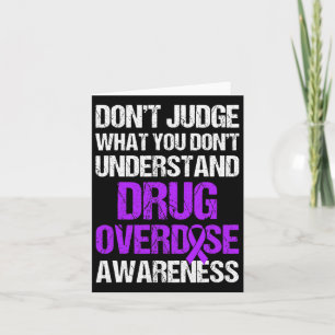 Drug Overdosis Bewustzijn Warrior Overlevende 4 Kaart