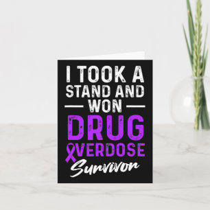 Drug Overdosis Bewustzijn Warrior Overlevende 6 Kaart