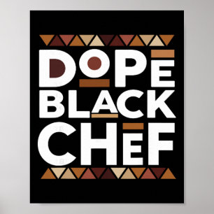 Drug Zwart Chef Zwarte Geschiedenis Melanine Zwart Poster