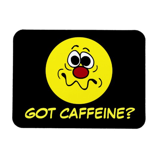 Drugged Face Grumpey Magneet (Horizontaal)