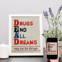 Drugs beëindigen alle dromen verbijsterd zeggen ne