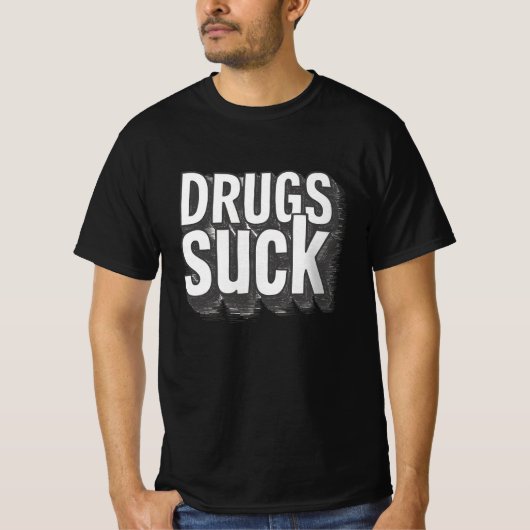 Drugs zuigen t-shirt (Voorkant)