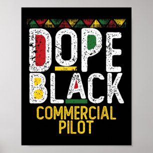 Drugs Zwart Commerciële Piloot Zwarte Geschiedenis Poster
