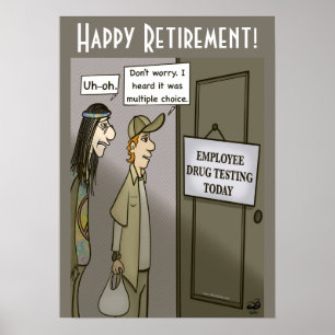 Drugstests voor werknemers poster