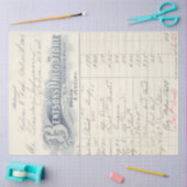 Drugstore Junk Journal Background Decoupage Sheet Tissuepapier (Craft)