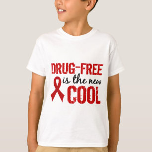 Drugvrij is de nieuwe kool t-shirt
