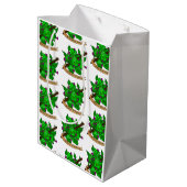 Druid Dice Design Medium Cadeauzakje (Achterkant Gekanteld)