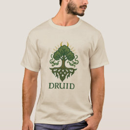 Druid — Guardião da Natureza e Magia Selvagem T-shirt