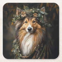 Druid Sheltie Onderzetter