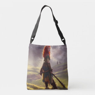 Druid Warrior Princess Fantasy Art Crossbody Tas