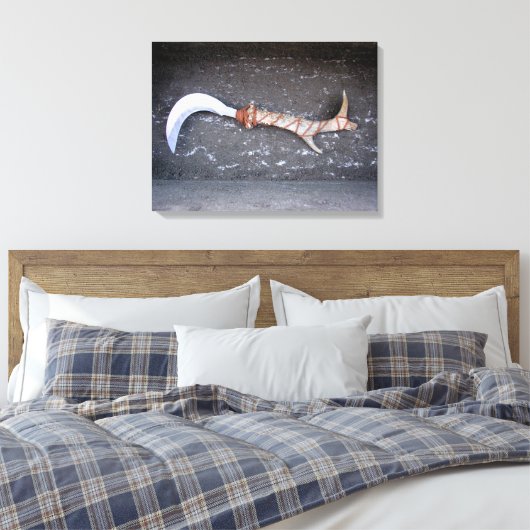Druida, bolline, druid, hoz, wicca canvas afdruk (Insitu (Slaapkamer))